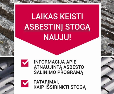 Asbestinių stogų keitimo programa. Kaip pasirinkti naują dangą? 